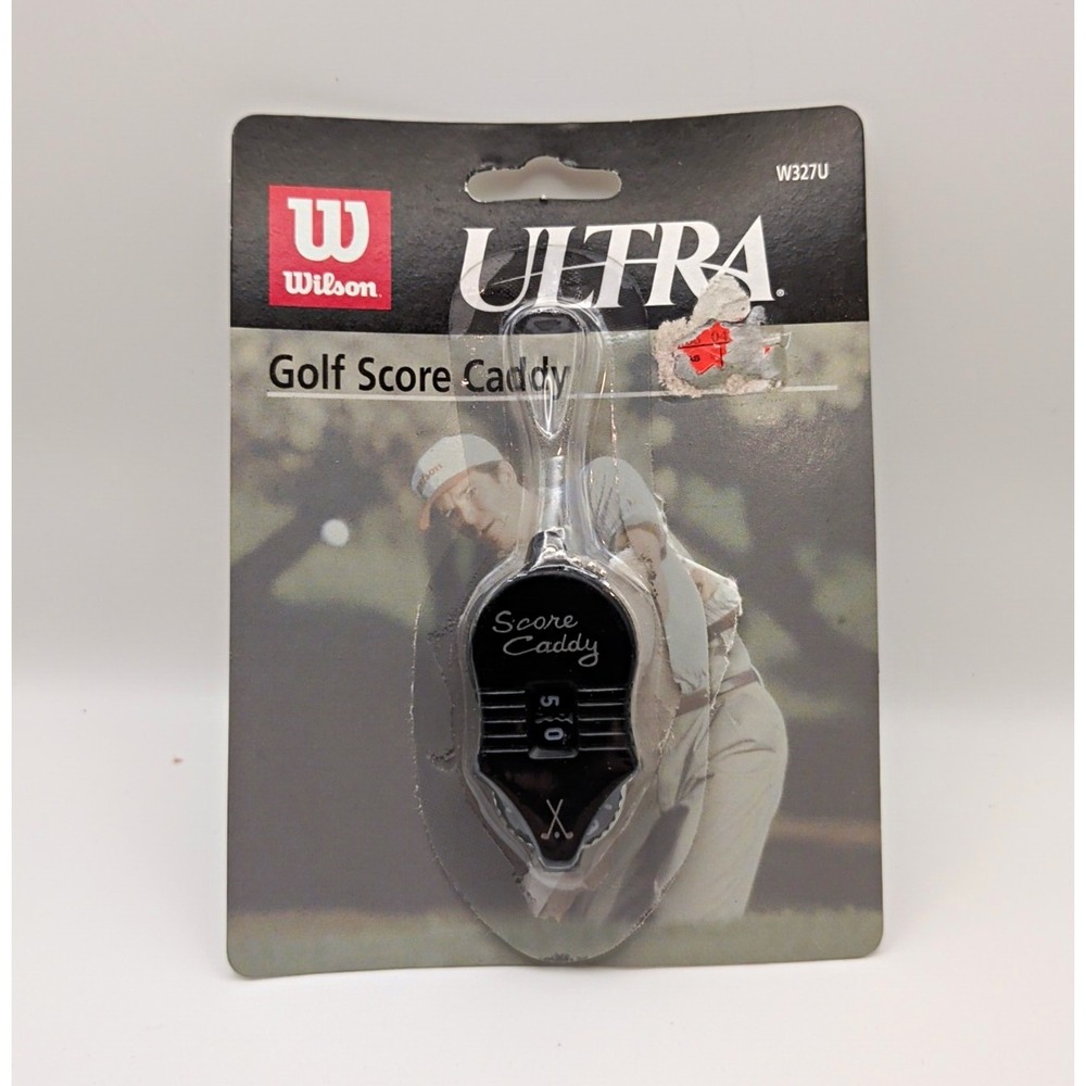 Wilson Ultra Score Caddy Stroke Counter, Black, Pocket Clip W327U